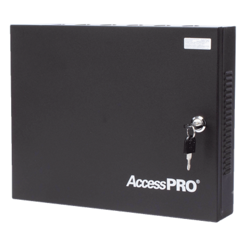 Panel de Control de Acceso 2 Puertas / 30,000 Tarjetas / TCP-IP / Gabinete y Fuente 12VCC 3A / 98.4 ft