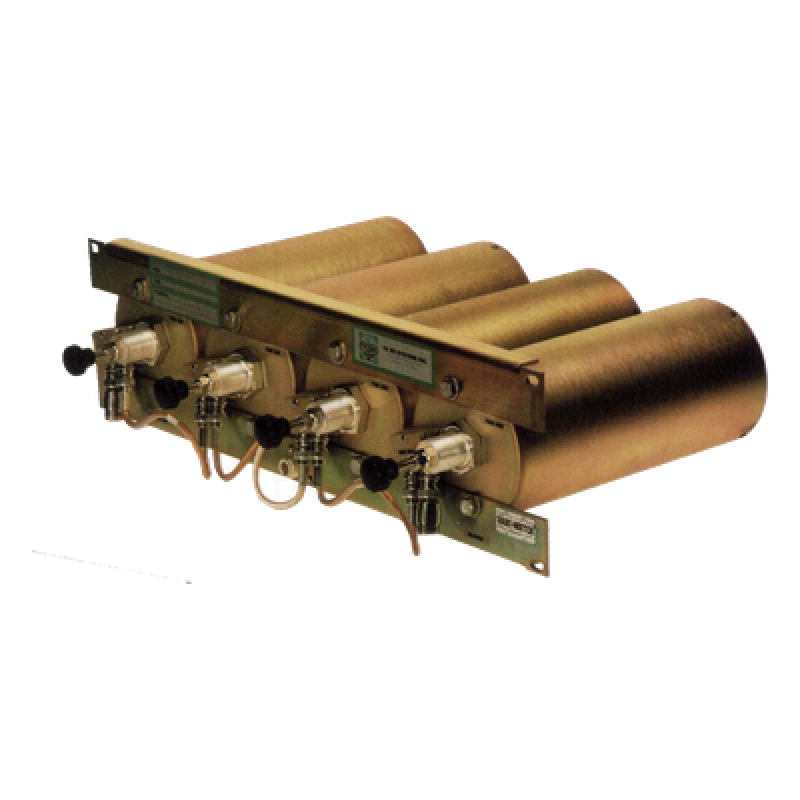 Duplexer / 442-450 MHz / 4 Cavidades 4" (102 mm) / 5 MHz Separación / 350 W / 100 dB Aislamiento / Rack 19" (482.6 mm)