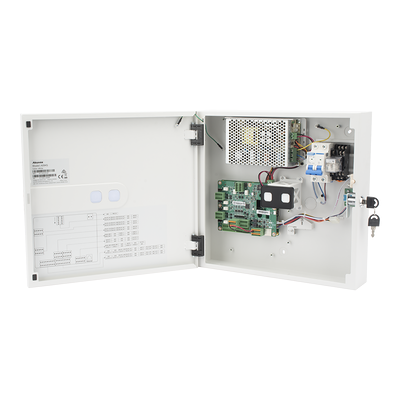 AKUVOX A094S Controlador de Acceso para 4 puertas / Administrable 100 % en la Nube / Compatible con Teclado Wiegand de Terceros / PIN para visitas des
