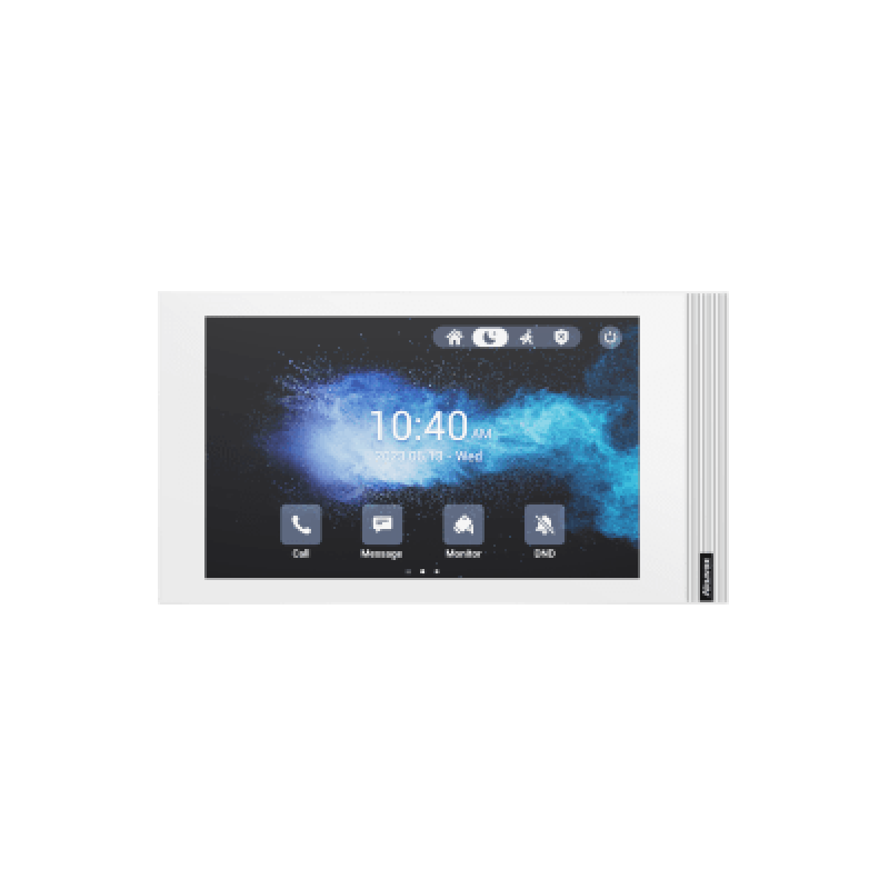 AKUVOX S562W/WHITE MONITOR LINUX / INSTALACIÓN HORIZONTAL O VERTICAL / COLOR BLANCO / POE / WIFI 6 / 7 PULGADAS TÁCTIL / 8 ENTRADAS DE ALARMA / SIP