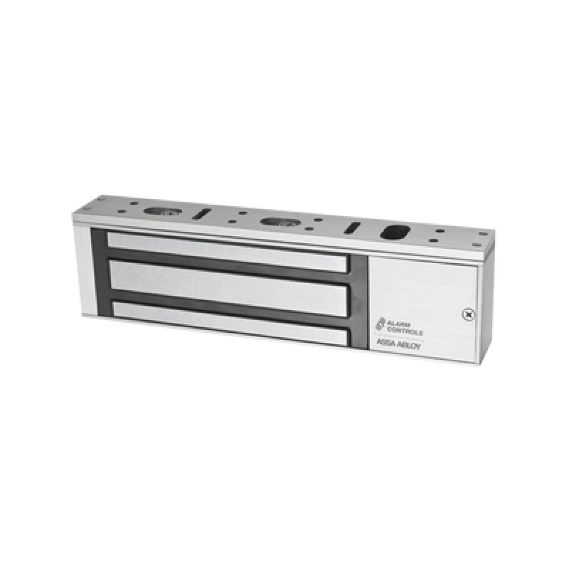 ALARM CONTROLS-ASSA ABLOY AC1200S 1200 Lbs Chapa Magnética/ Garantia de Por Vida/ Voltaje Dual