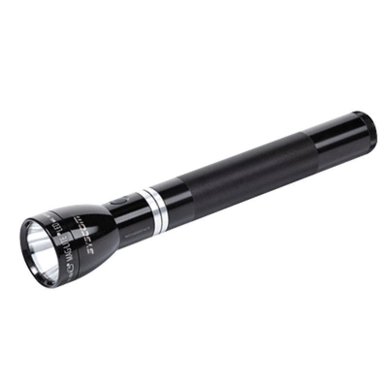 Linterna LED Recargable con Convertidor 120 V y Adaptador 12 Vcc