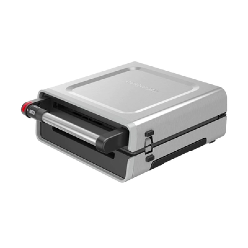 GEORGE FOREMAN GRV6090B-LA PARRILLA ELÉCTRICA DE HUMO, ACERO INOXIDABLE.