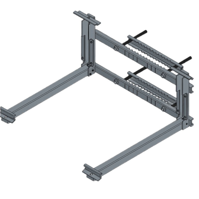 EPCOM INDUSTRIAL EPI-MB225-V1 Montaje para Panel Solar de Poste para panel EPL18012AL y batería LIPV100A
