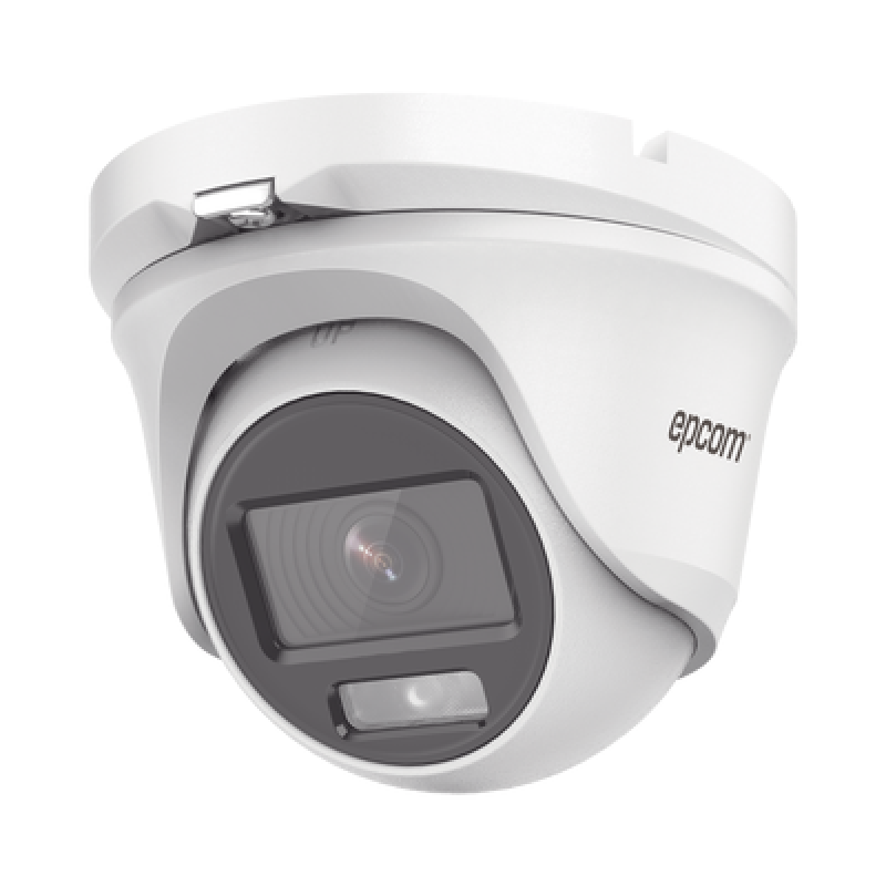 EPCOM PROFESSIONAL E8-TURBO-C/A [ColorVu] Eyeball TURBOHD 2 Megapíxel (1080p) / Lente 2.8 mm / Microfono Integrado / Imagen a Color 24/7 / METAL / Luz
