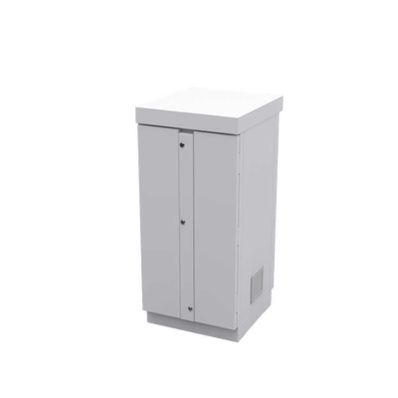 EPCOM INDUSTRIAL EFCB051106W Gabinete de Seguridad de Lámina Galvanizada para Almacenamiento de Baterías (Hasta 6 baterías PL110D12).