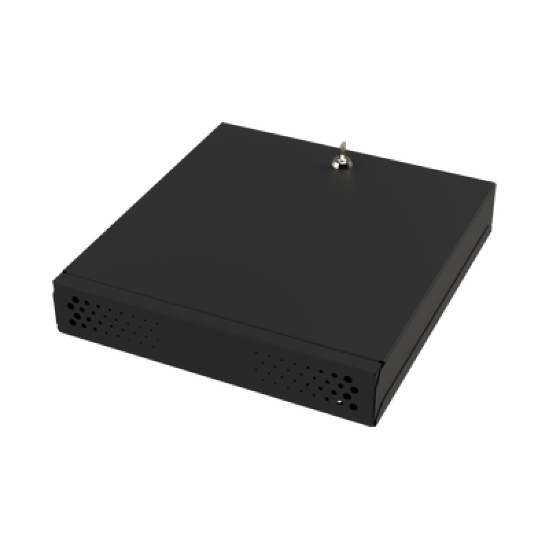 EPCOM INDUSTRIAL GABVID2R3 Gabinete Metálico para DVR/NVR. Tamaño Max. de DVR/NVR: 445 x 88 x 400mm (An.xAl.xProf.). Compatible con Fuente SLIM.