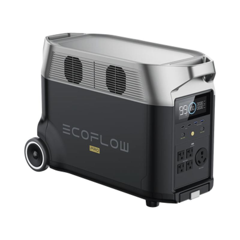 ECOFLOW EFD-500 Estación de Energía Portátil DELTA PRO 3600Wh Litio LFP / 5 AC 3600W (7200W Pico) / 2 USB-C 200W / Capacidad para Aumentar Respaldo /