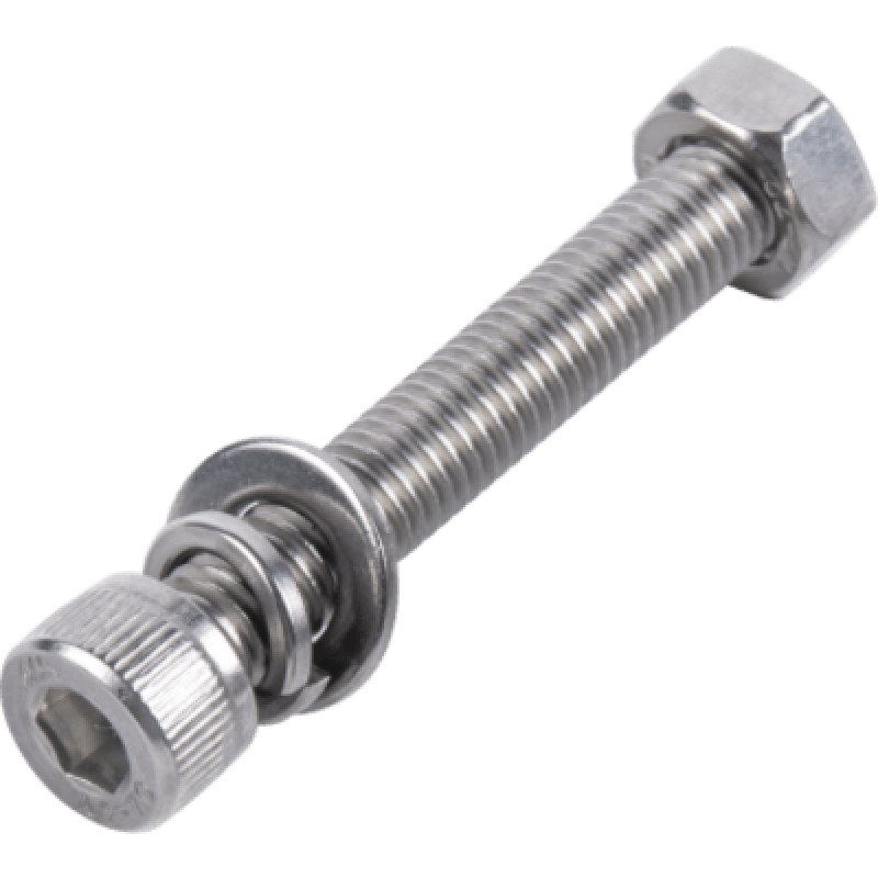 Tornillo de Acero Inoxidable / M8 x 60 mm / Montaje Fotovoltaico / Resistente a Corrosión / Acabado Pulido