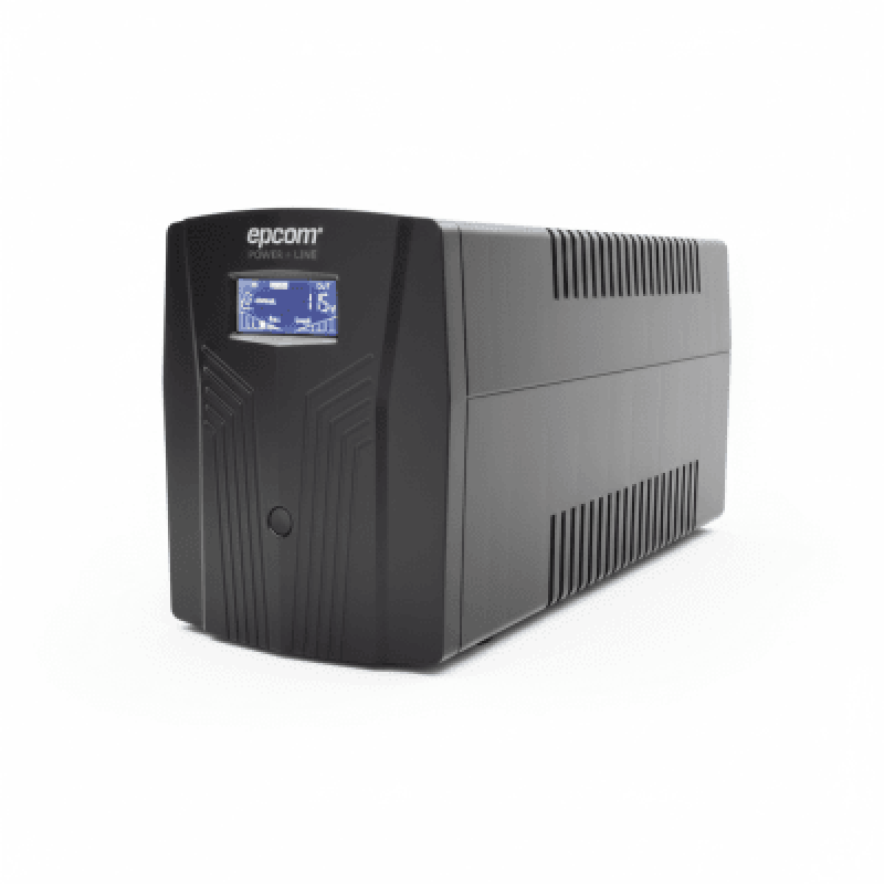 EPCOM POWERLINE EPU1200LCD UPS de 1200VA/720W / Topología Línea Interactiva / Entrada y Salida 120 Vca / Clavija NEMA 5-15P / 6 Tomas NEMA 5-15R
