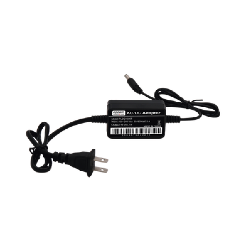 Adaptador de Pared / 12 VCC 1 A / Entrada Universal 100-240 VCA / Cable 0.5 m Doble Extremo / NEMA 1-15 / Operación 0°C a 40°C