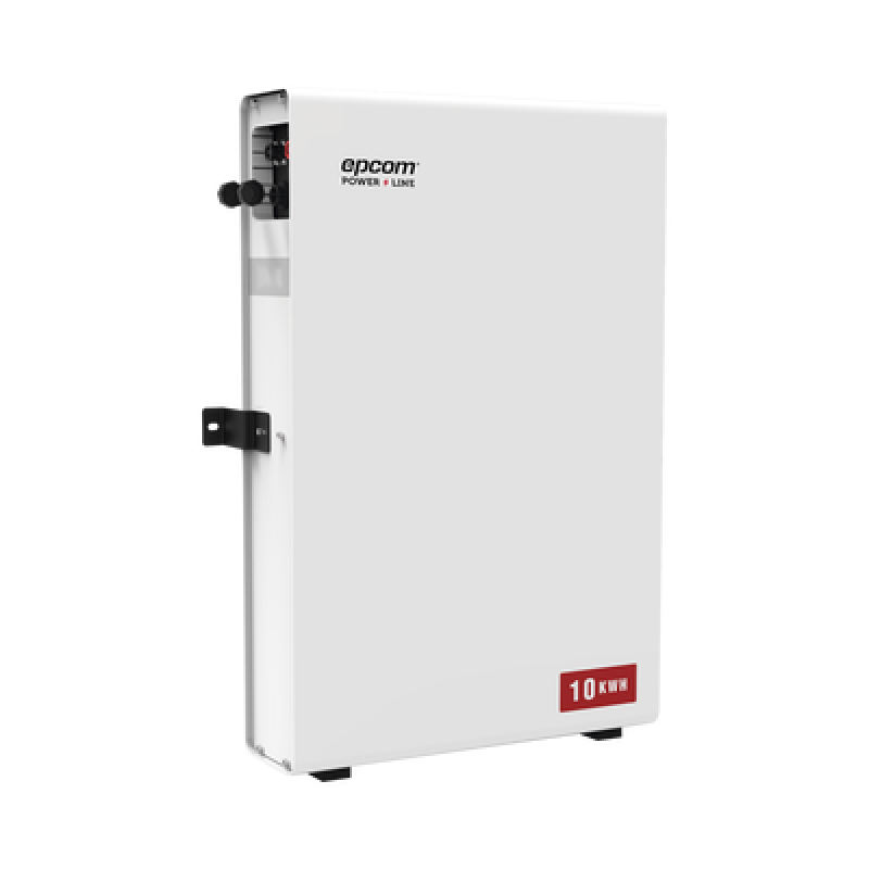 EPCOM POWER LINE BY RITAR RES20010K Batería de Litio Hierro Fosfato (LiFePO4) de 10 Kwh, 51.2 Vcc, 200 Ah, Outdoor, Instalación a pared