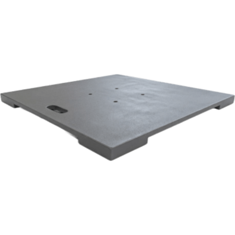 BASE DE TRUSS AUTO SOPORTADA 70 CM POR LADO X 1 CM DE ANCHO | ACERO | PARA TRUSS 30 X 30 CM TIPO AMERICANA