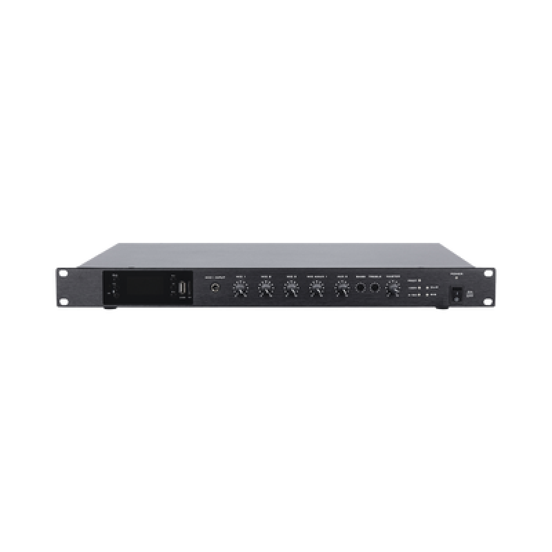 EPCOM PROAUDIO EP-B350DTB Amplificador de Audio | 1 canal | 350 W | Sistema 100V y Baja Impedancia | 4 Entradas de Micrófono Balanceadas | Bluetooth |