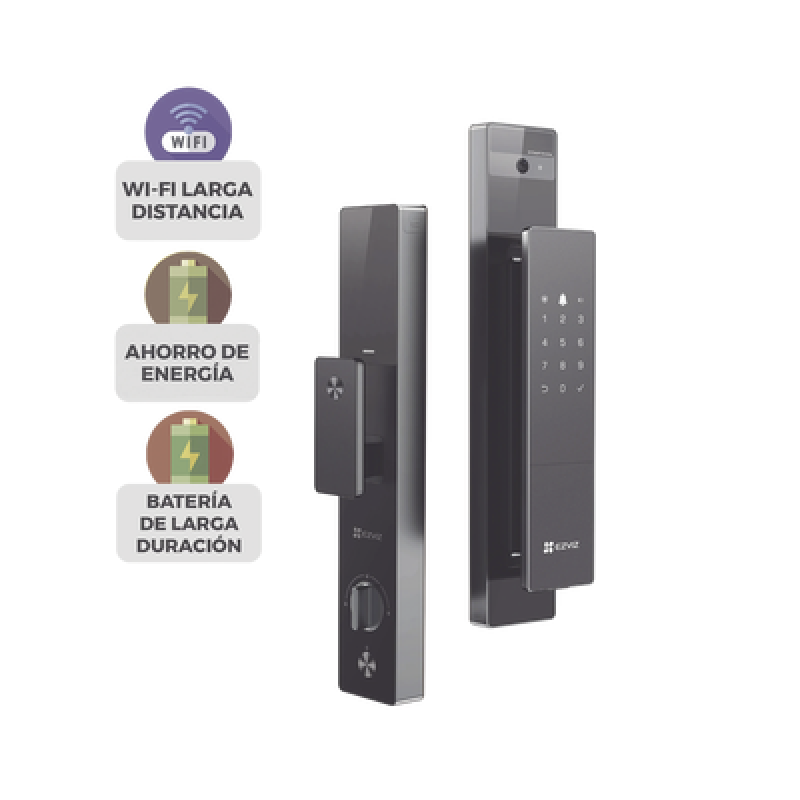Cerradura Inteligente / Reconocimiento Facial y Venas de Palma / Pantalla 4 Pulgadas / 5000 mAh / Wi-Fi / IP52