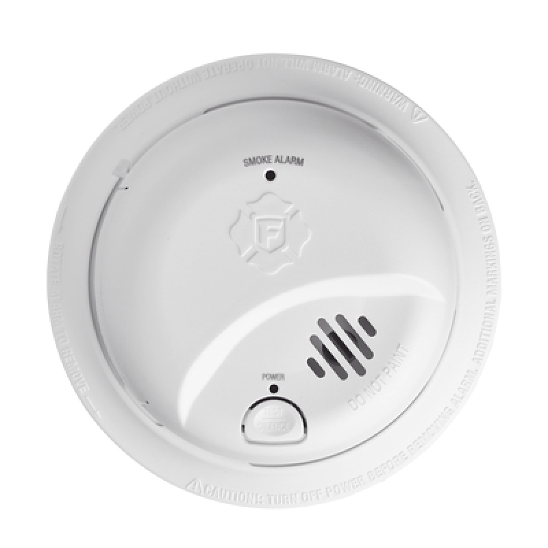 FIRST ALERT 1046832 Detector de Humo Autónomo, No Requiere Panel, Con Botón para Silenciar, Sensor por Ionización