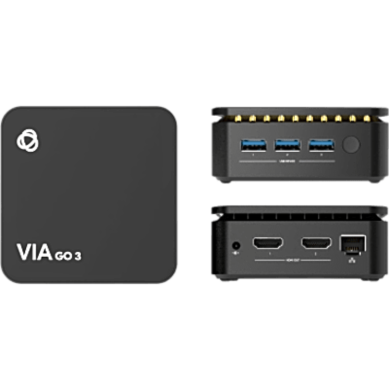 Gateway de Presentación Inalámbrica | 4K | Wi-Fi 802.11 ac/b/g/n Dual Band 2.4/5 GHz | Bluetooth | LAN Gigabit | HDMI 2.0 | 3x USB 3.0 | AirPlay-Miracast | Hasta 4 Participantes | Cifrado 1024-bit | Gestión Cloud VSM | 9x9 cm (3.54x3.
