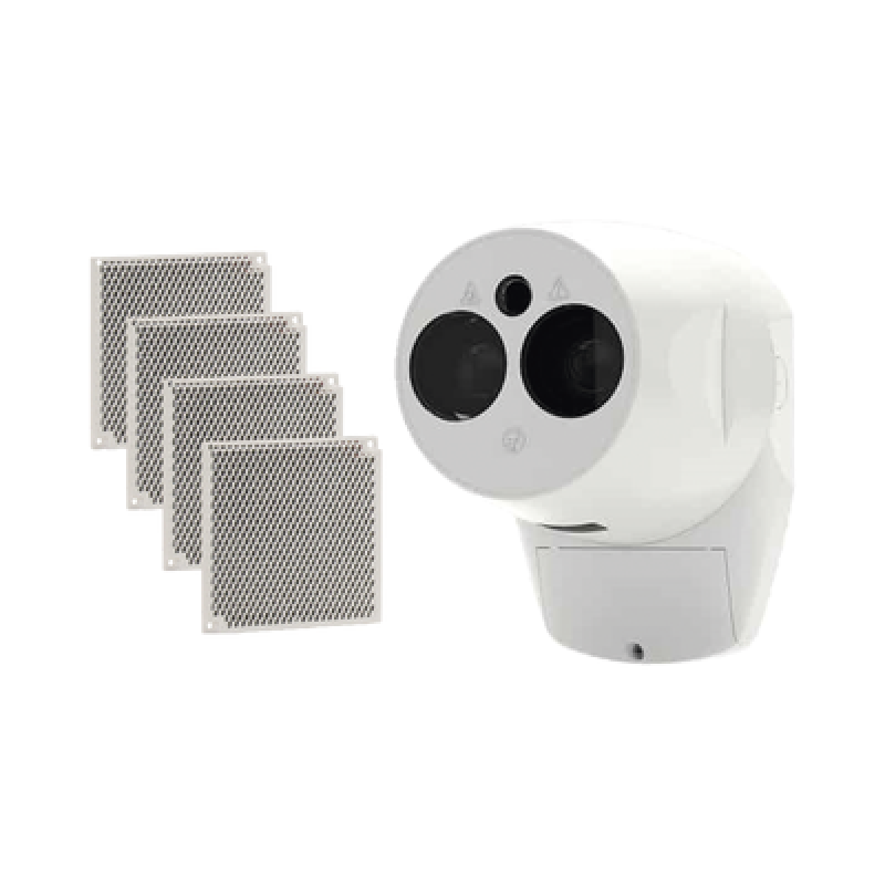HOCHIKI H6011-120 Detector Lineal De Humo Motorizado, Alcance Hasta 120m, Alineación Automatica, Por Haz Reflejado, Convencional, Compatible Con Todos
