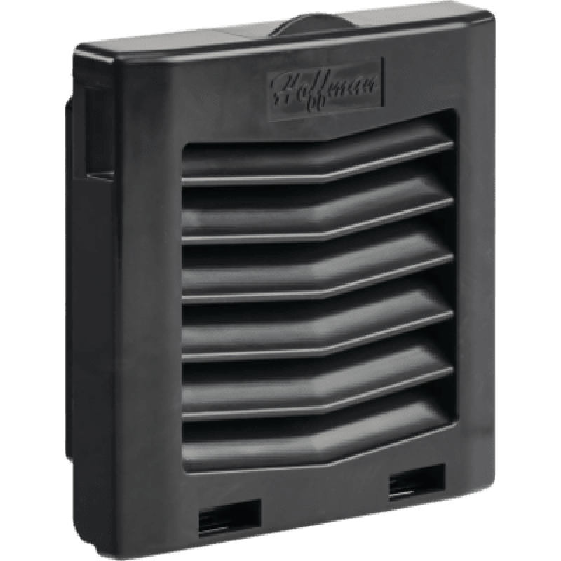 Rejilla de Escape para Ventilador con Filtro HG / Protección IP54 / Compatible con Ventiladores HF04 de 4 in (102 mm) / De Plástico / Color Negro