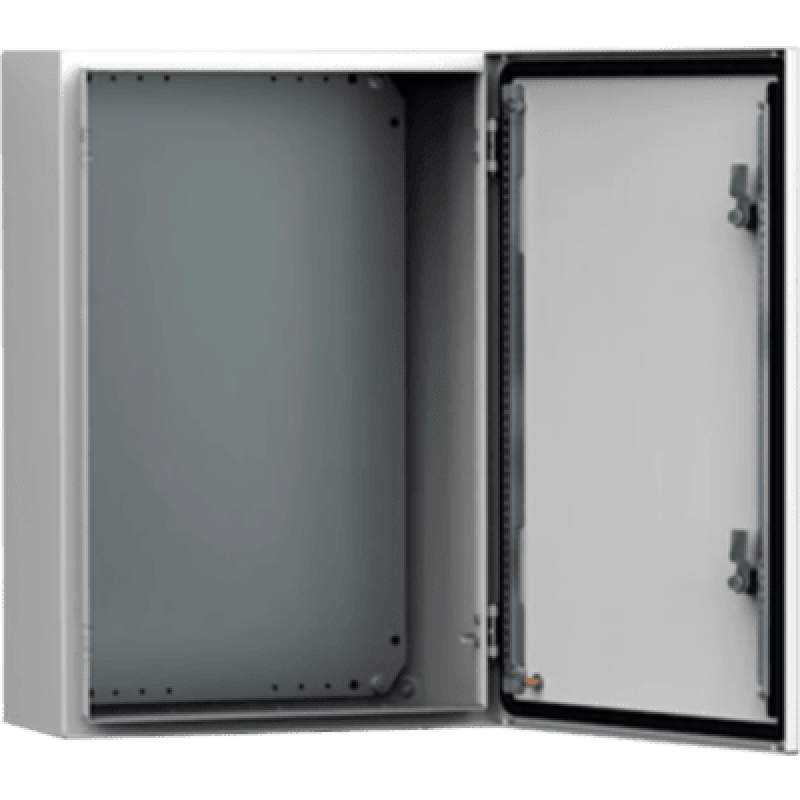 Gabinete Exterior / IP66 IK10 / Acero Dulce 1.5 mm / 700x500x210 mm 27.6x19.7x8.3 in / NEMA 4/12/13 / Platina Montaje 2 mm