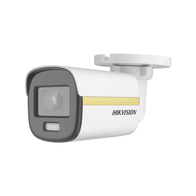 HIKVISION DS-2CE10UF3T-E [ColorVu] Bala TURBOHD 4K (8 Megapixel) / Imagen a Color 24/7 / Lente 2.8 mm / METAL / Luz Blanca 20 mts / Exterior IP67 / WD