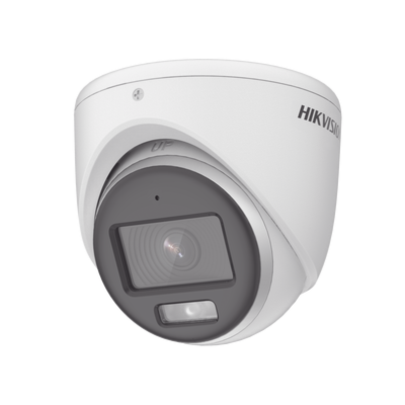 HIKVISION DS-2CE72KF0T-FS [ColorVu] Turret TURBOHD 3K (5 Megapixel) / Micrófono Integrado / Lente 3.6 mm / Imagen a Color 24/7 / 40 mts Luz Blanca / E