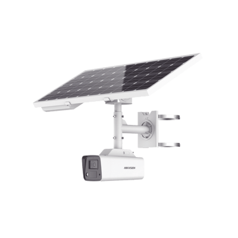 HIKVISION DS-2XS2T47G1-LDH/4G/C18S40 Kit Solar IP All in One / Cámara Bala ColorVu 4 Megapixel / Lente 4 mm / Panel Solar / Batería de Respaldo de Lit