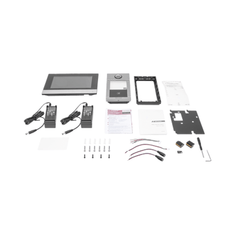 HIKVISION DS-KIS604-P(C) Kit de Videoportero IP PoE Estandar con llamada a App de Smartphone (Hik-Connect) / Apertura con Tarjeta MIFARE / Frente de c