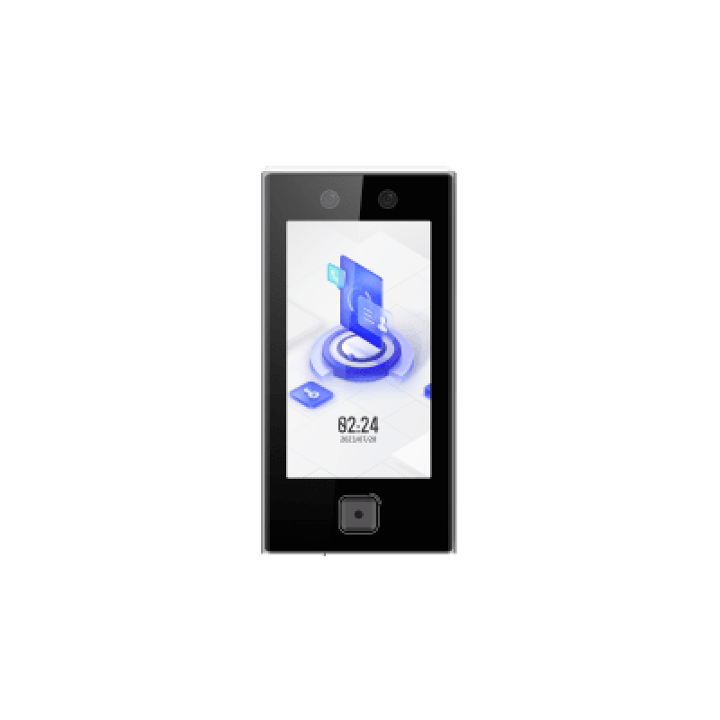 Terminal de Control de Acceso Facial / 6,000 Rostros / Lector QR Físico / Pantalla Táctil 7" / Wi-Fi / IP65 / WDR / SIP / Administración en la Nube