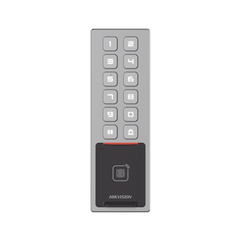 Teclado de Control de Acceso / Wi-Fi / Antivandálico IP65 & IK08 / Lector MIFARE 13.56 MHz / Huella / Bluetooth / 3,000 Usuarios