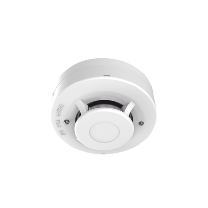 HIKVISION DS-PDSMK-4 Detector de Humo Fotoeléctrico No Direccionable de 4 Hilos / Ideal para Cualquier Panel de Alarma Cableado / Indicadores LED