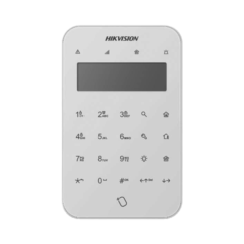 (AX PRO) Teclado Inalámbrico con Pantalla LCD para Armado y Desarmado / Funciones de Automatización para control de Relevadores