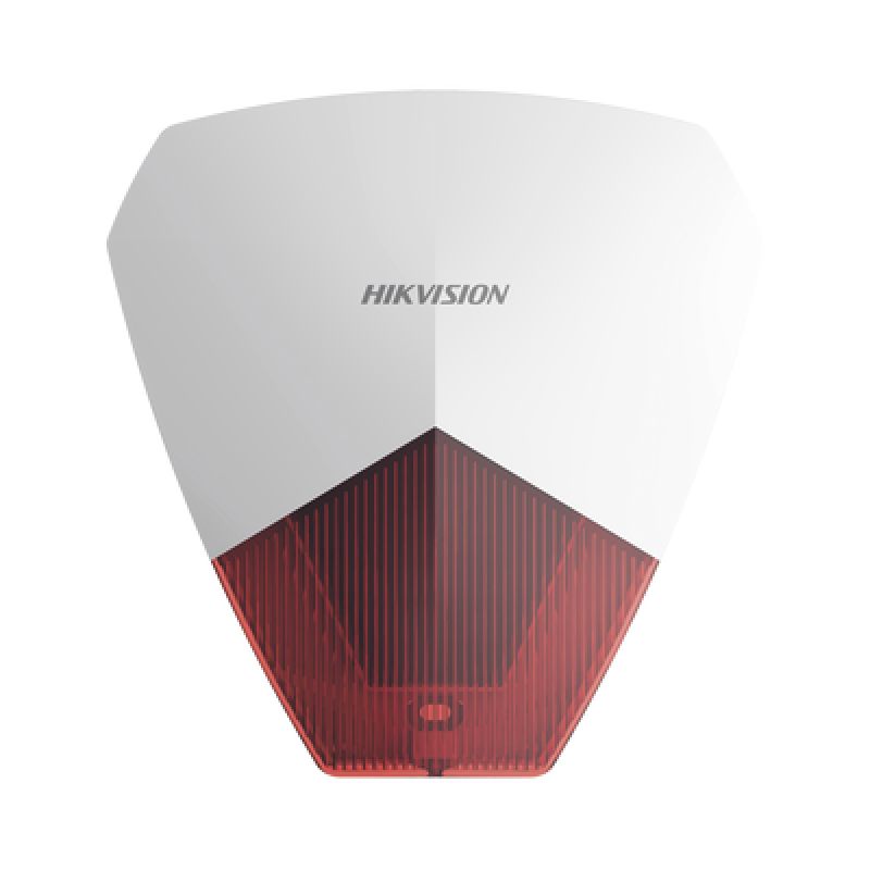 HIKVISION DS-PS1-R Sirena Estrobo Cableada Hikvision / Ideal para cualquier Panel de Alarma / Roja / 105 dB / Protección IP54