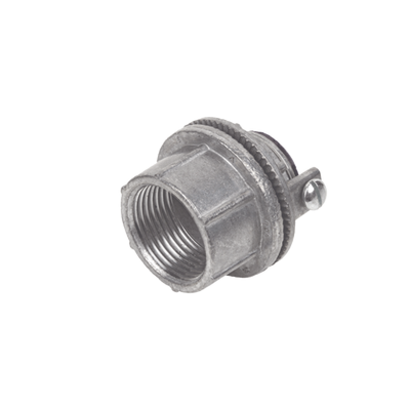 Conector de zinc para intemperie / 1 1/4" / Tornillo a tierra / IP66 / Áreas peligrosas Clase I Div 2 y Zona 2