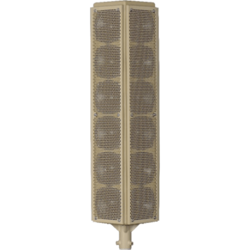 Altavoz Array HyperSpike MA-2 / 148 dB SPL / 3200 W / 360° Omnidireccional / UL1480A / CID2 Grupos A-D / Multicanal / Exterior - Gris