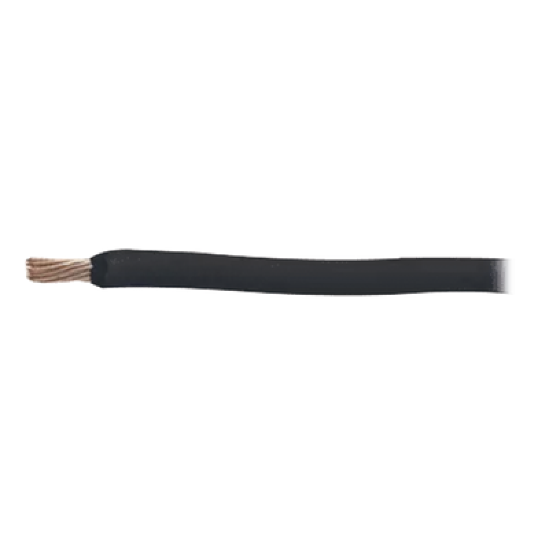 Cable de Cobre Recubierto THW-LS Calibre 2/0 AWG 19 Hilos Color Negro (Retazo de 25 metros)
