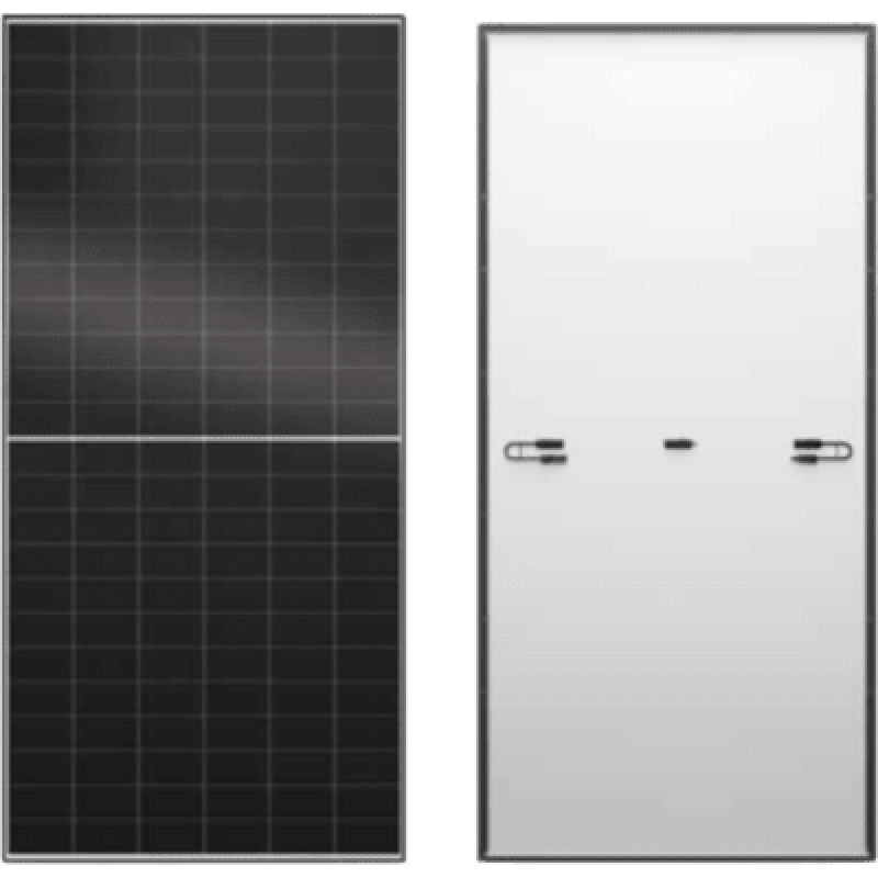 Panel Solar ANTIGLARE 650 W / LONGi Hi-MO X10 Guardian / Monocristalino BC-Cell / 24.1% Eficiencia / Vidrio Templado Baja Reflexión / 2382x1134x30 mm (93.8x44.6x1.2 in) / Garantía Potencia 30 Años