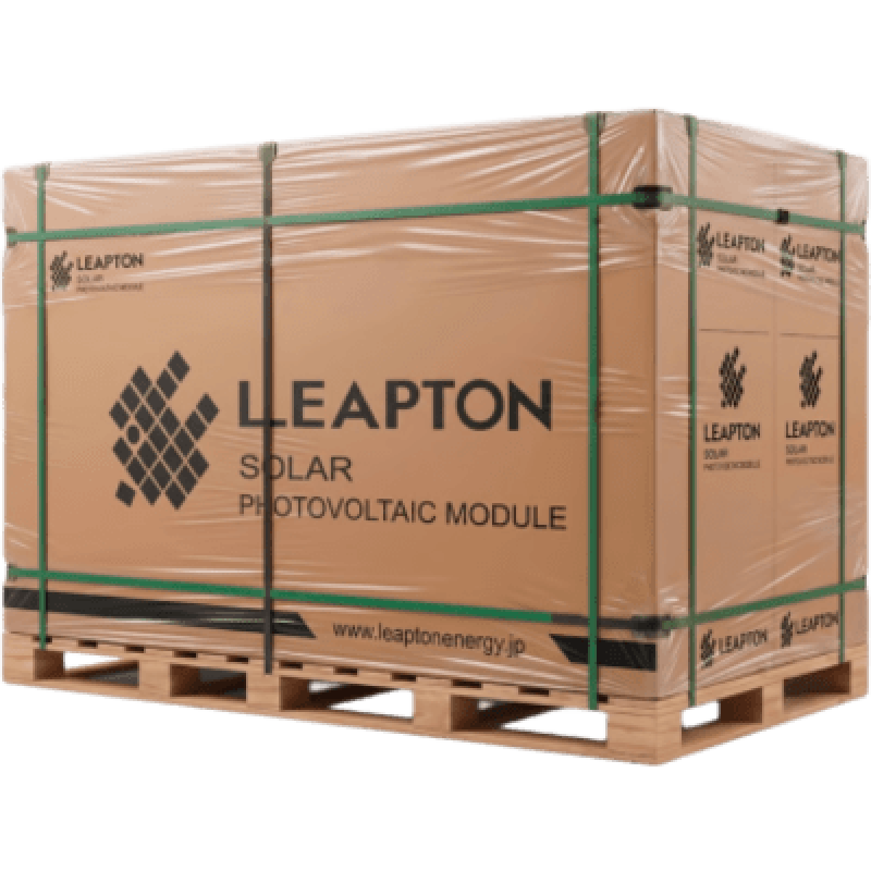 Pallet Módulos Solares / 620 W Bifacial / TOPCon N-Type / Eficiencia 22.95% / 132 Celdas / Doble Vidrio 30 mm / Full Black