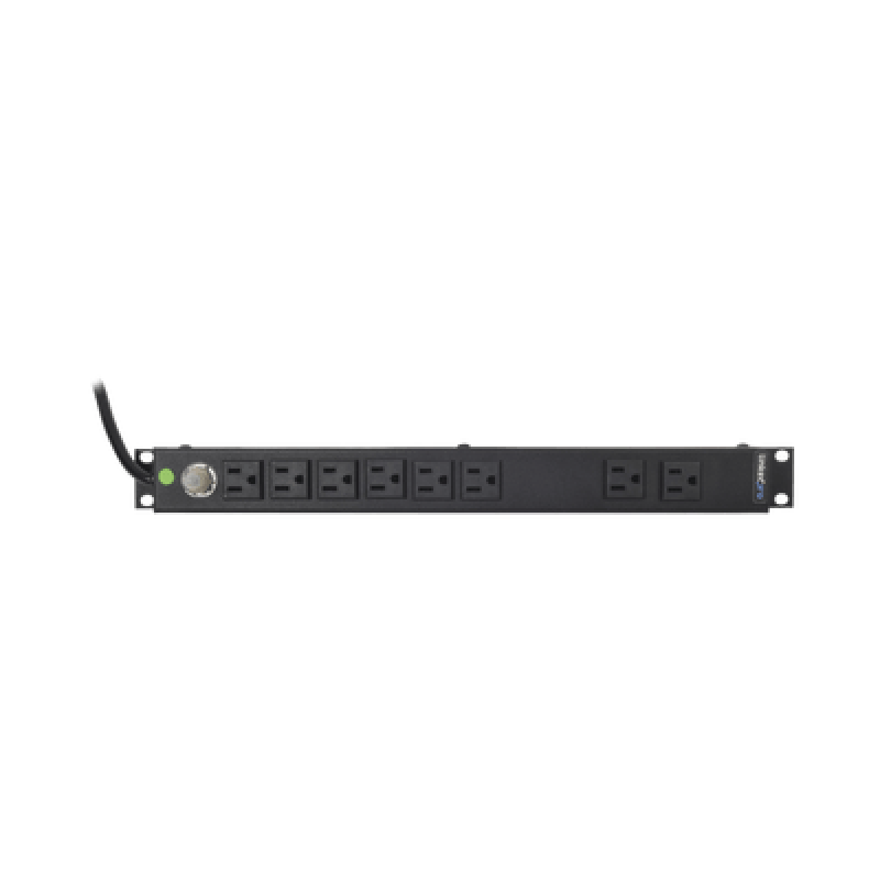 LINKEDPRO BY EPCOM HTCM-1U Multicontacto Horizontal (PDU) de 8 Contactos (NEMA 5-15R) Rack 19" 1UR. Voltaje Entrada/Salida: 120Vca/15A