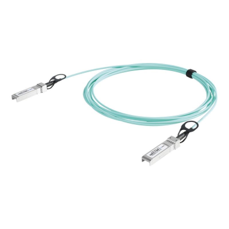 Cable AOC SFP+ de 1&10 Gbps a 1&10 Gbps / Cable de fibra óptica Activo / Longitud: 1 metro