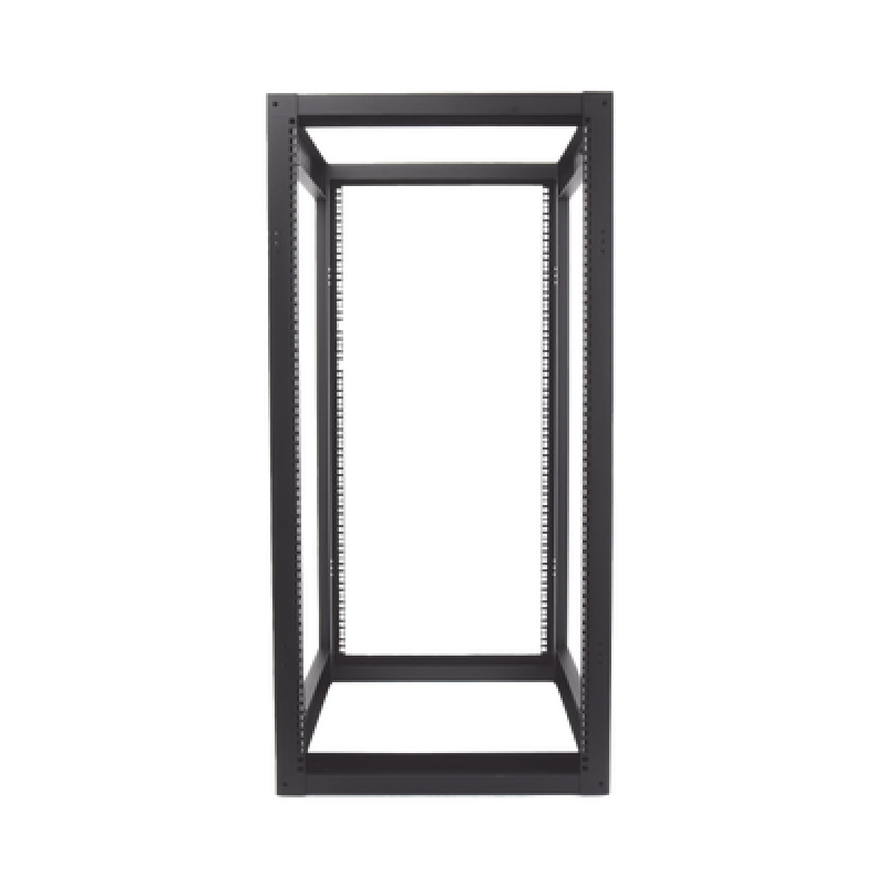LINKEDPRO BY EPCOM EI-QR-3224-R2 Rack Estándar 19" de 4 Postes, Acero, 24 Unidades, Profundidad Ajustable.