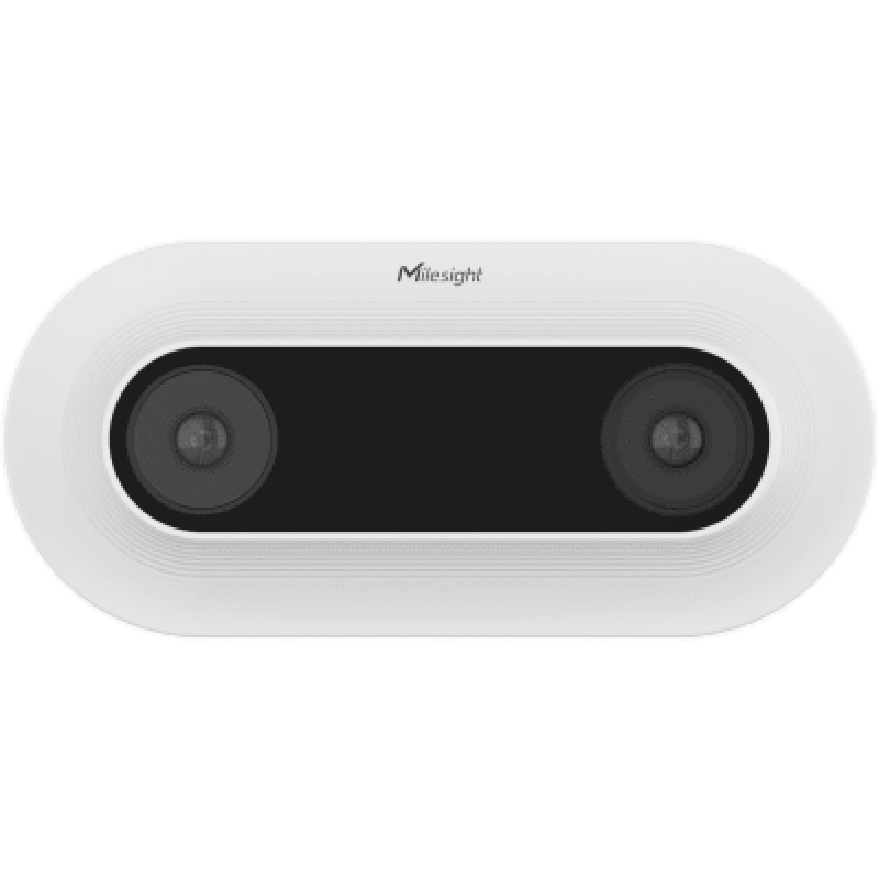 Contador de Personas IA Visión Estéreo Binocular / Precisión 99.8% / 2 Sensores 4MP / Montaje 2.2 a 6 m (7.2 a 19.7 ft) / PoE 802.3af o DC 12V / Hasta 16 Dispositivos Enlazados / GDPR