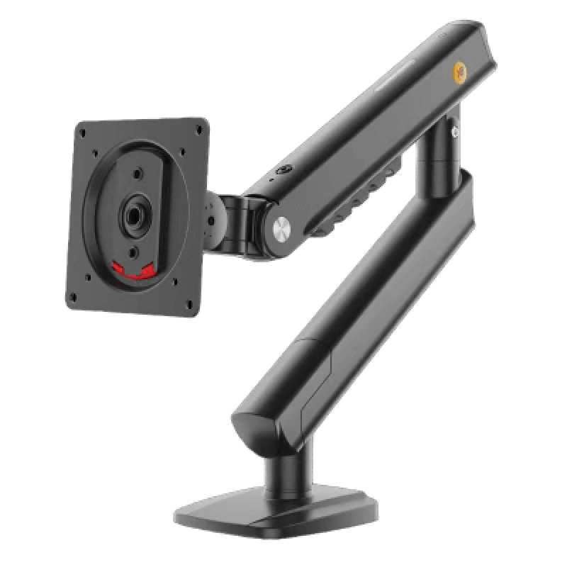Soporte de Brazo Ergonómico para Monitor / 17"-32" / Carga 2-7 kg / Ajuste de Altura 419 mm / Rotación ±90° / VESA 75×75 y 100×100