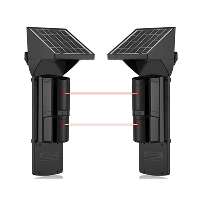 SFIRE SFA60 Detector fotoelectrico con celda solar ; DE 2 RAYOS; alcance exterior 60 m / interior 120 m, 4 frecuencias / Para ambientes donde no hay e