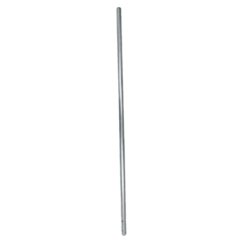 Poste de Esquina / Tubo de Acero Galvanizado / Diámetro 1" / Longitud 120 cm / Espacio para 5 Aisladores Esquina / Sin pintar / Peso 0.8 KG