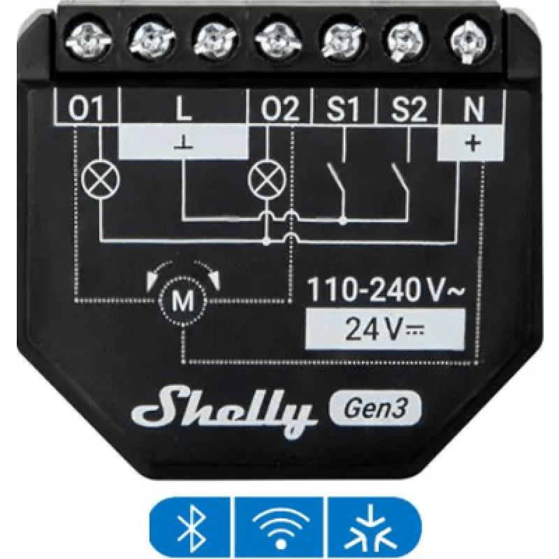 Apagador inteligente Wifi 2.4 / 2 canales Para apagador doble / 10A por canal / Compatible con asistentes de voz