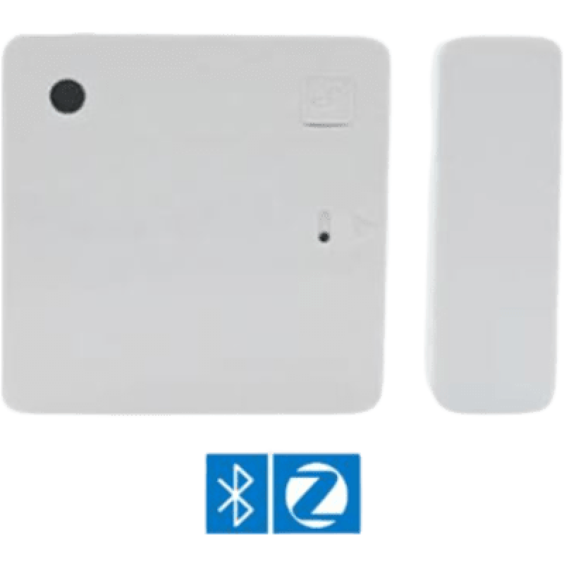Sensor de Puerta/Ventana Bluetooth y Zigbee / Detección de Apertura, Cierre e Inclinación / Sensor de Luz Incorporado / Batería CR2032