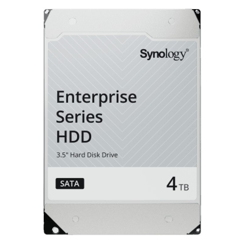 Disco Duro SATA de 3,5" Serie Plus / Capacidad 4TB / Interfaz SATA 6 GB/s / Tecnología CMR / MTBF de 1,2 Millón de Horas / Carga de Trabajo de 180 TB/año / Compatible con Synology DSM