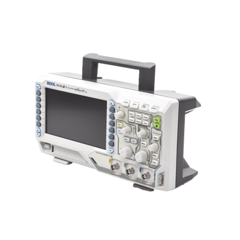 Osciloscopio Digital / 2 Canales Análogos / 200 MHz Ancho de Banda / 1 GS/s Muestreo / 25 Mpts Memoria / 7'' TFT LCD