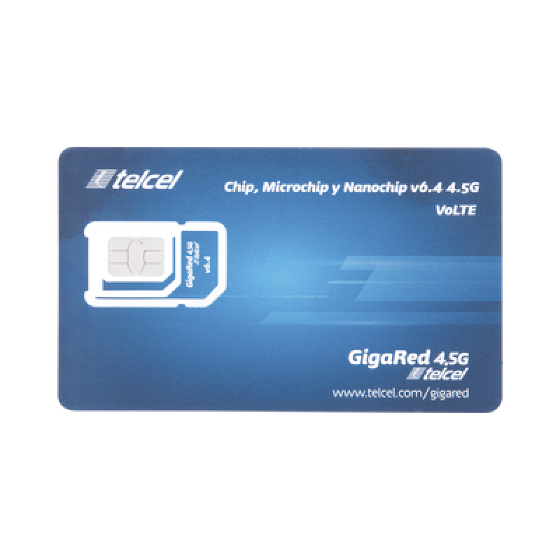 Syscom SIM10GBTELCEL SIM SYSCOM 10 GB mensual para dispositivos móviles 3G/4G (Telcel) 1 año de servicio (solo datos)